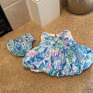 Lilly Pulitzer Bubble Dress 3-6 months